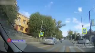 تصادف با کودک در مقابل چشم مادرش!