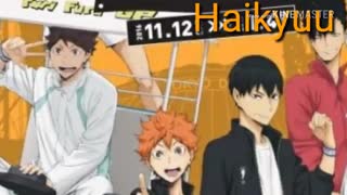 عکس های خیلی باحال از انیمه هایکیو با اهنگ باحال(ساخت خودم)