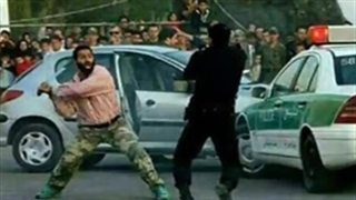 حمله وحشیانه به مامور نیروی انتظامی حین گشت‌زنی