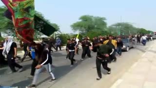 استقبال از کاروان پیاده روی اربعین