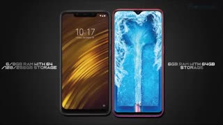 مقایسه Oppo F9 Pro با Xiaomi Pocophone F1 با Vivo V11