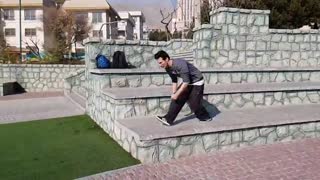 جدید ترین ویدیو پارکور تمیم سعیدی