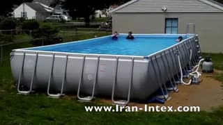 استخر پیش ساخته ۱۰ متری اینتکس