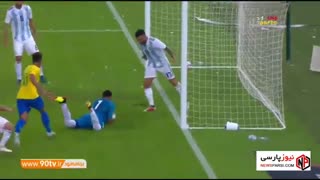 خلاصه بازی دوستانه: برزیل 1-0 آرژانتین