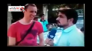 این گزارشگر، جواد خیابانی را روسفید کرد