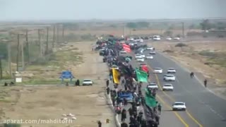 بزرگترین کاروان پیاده اربعین حسینی به شهر مرزی بستان رسید