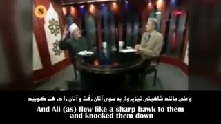 سخنان "شیخ نادی البدری" دانشمند سنی در فضیلت امام علی (ع)