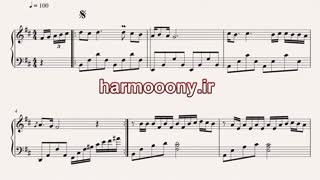 نت پیانو پاییز از دیجی مریم