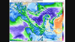 الگوی آنومالی دما بیشینه طی چهارشنبه 2 لغایت چهارشنبه 9 آبان 97 (برحسب سلسیوس)