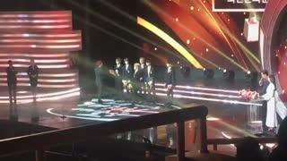 کات سخنرانی پسرا Korean Popular Culture & Arts Awards 2018 ترجمه صحبت هاشون