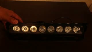 چراغ پلیسی جلو پنجره چشمک  زن مدل S8-A KING