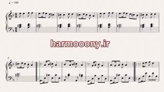 نت پیانو عروسک از اندی