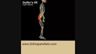 نحوه درست بلند کردن اجسام