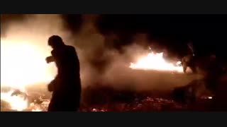 خاموش کردن آتش با دست خالی در بهبهان