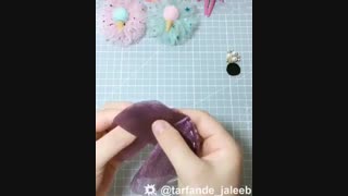 آموزش دوخت گل زیبا و راحت با تور