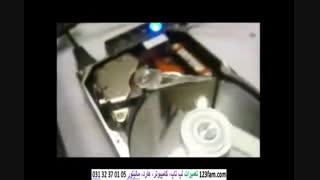 نمایش کرش کردن هارد باز