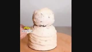 تزیین کیک خرسی آسون