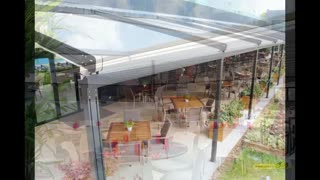 حقانی 09380039391-سقف اتوماتیک کافی شاپ-سقف متحرک محوطه