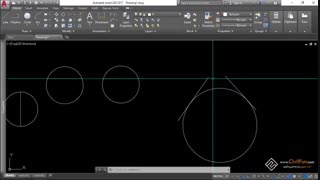 آموزش اتوکد - دوره جامع - قسمت 18 - دستور Circle