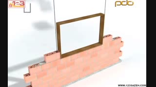 آموزش دیوار چینی با بلوک