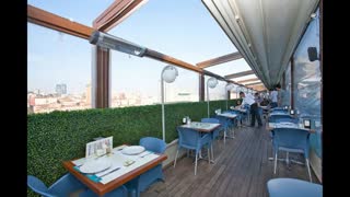 حقانی 09380039391-سقف باز شونده رستوران بام- سقف پارچه ای تراس رستوران