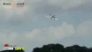 رقص هواپیمای کنترلی Super Ez 1220mm ساخت شرکت FMS/ایستگاه پرواز