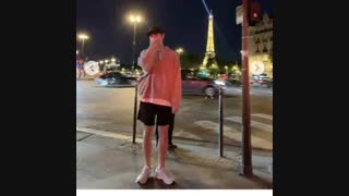 عشقم در فرانسه❤آپدیت های اینستاگرامش چندروز پیش