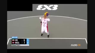 لحظاتی از دیدار بسکتبال بانوان ایران و مغولستان